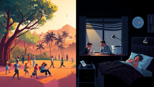 밤낮 바뀐 생활이 건강과 정신에 미치는 영향