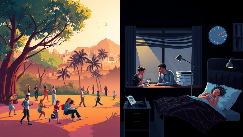 밤낮 바뀐 생활이 건강과 정신에 미치는 영향