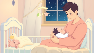 아기가 잠들기 전 울음 신호 이해하기