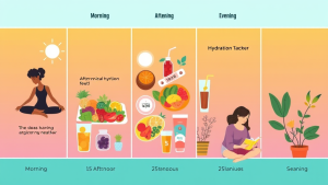 시간대별 건강 관리 일상 속 건강을 지키는 방법