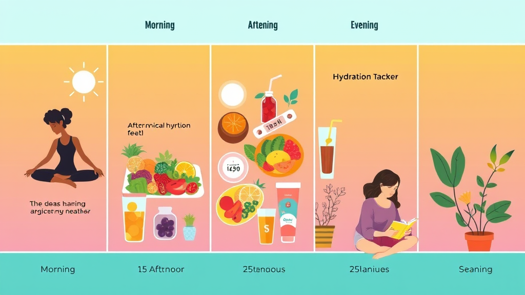 시간대별 건강 관리 일상 속 건강을 지키는 방법