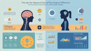 남녀 피로의 생리적 및 심리적 차이 분석